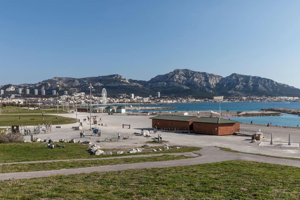 T2 Plage Prado-David, Parc Borely, Parking Privee Marsiglia Esterno foto